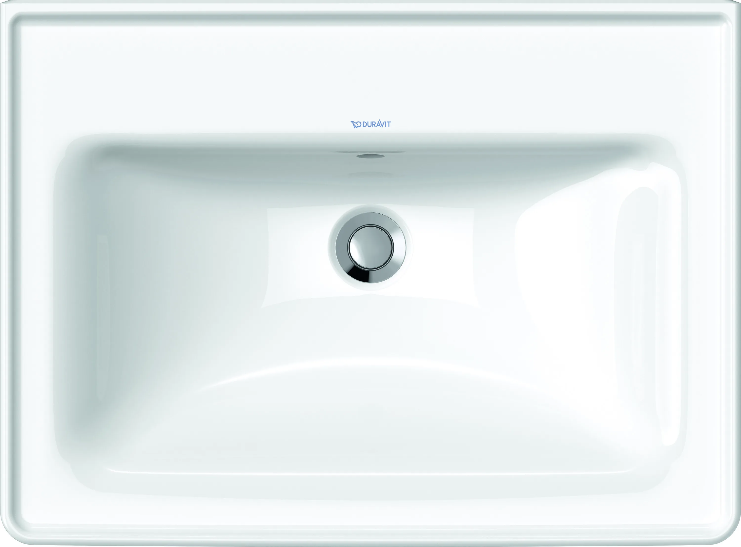 Wandwaschtisch „D-Neo“ 65 × 48 × 16,5 cm, mittig Wandwaschtisch „D-Neo“ 65 × 48 × 16,5 cm, mittig