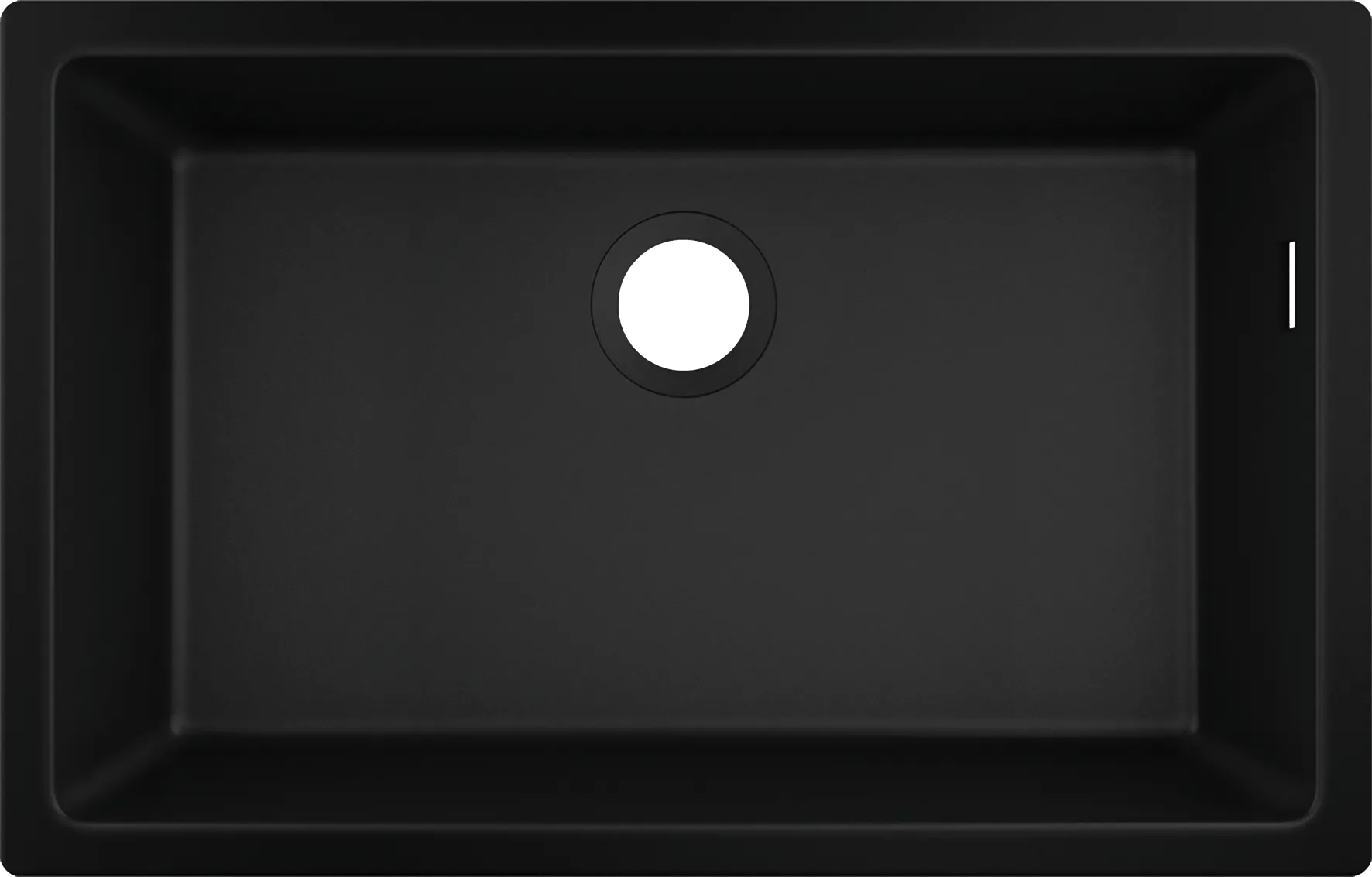 Hansgrohe S51 S510-U660 Unterbauspüle 660, Graphitschwarz Hansgrohe S51 S510-U660 Unterbauspüle 660, Graphitschwarz