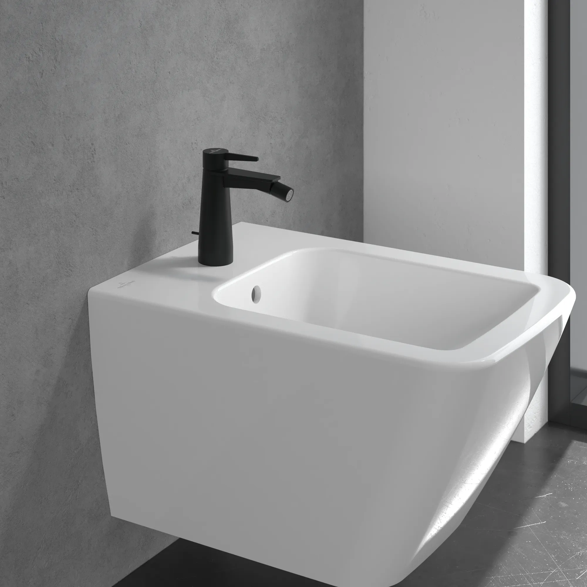 Villeroy & Boch Conum Einhebel-Bidetarmatur, 49x147x154mm, Matt Black Villeroy & Boch Conum Einhebel-Bidetarmatur, 49x147x154mm, Matt Black