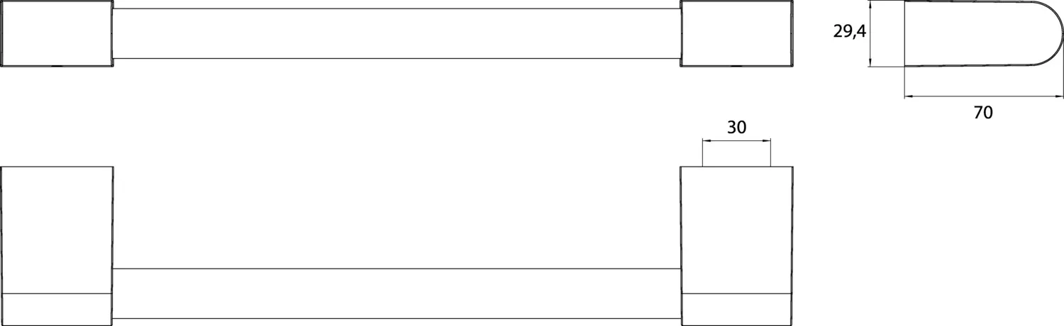 emco flow Wannengriff 300 mm, chrom emco flow Wannengriff 300 mm, chrom