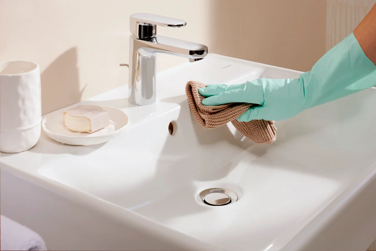 Hansgrohe Waschtisch Xanuia Q, weiß, 600x480 mm, wandhängend mit Hahnloch und Überlauf