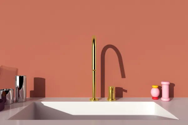 Ideal Standard Gusto Küchenarmatur BD422A2 Brushed Gold Ideal Standard Gusto Küchenarmatur BD422A2 Brushed Gold
