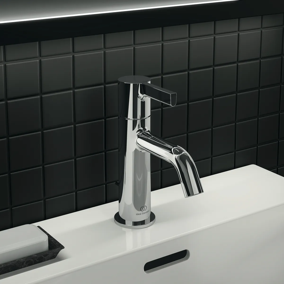 Ideal Standard Waschtischarmatur Joy Arm, DN 15, Ausladung 110 mm, Chrom Ideal Standard Waschtischarmatur Joy Arm, DN 15, Ausladung 110 mm, Chrom