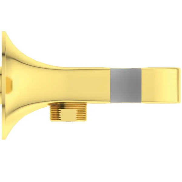 Ideal Standard La Dolce Vita Wandanschlussbogen Unterputz mit Brausehalter Brushed Gold Ideal Standard La Dolce Vita Wandanschlussbogen Unterputz mit Brausehalter Brushed Gold