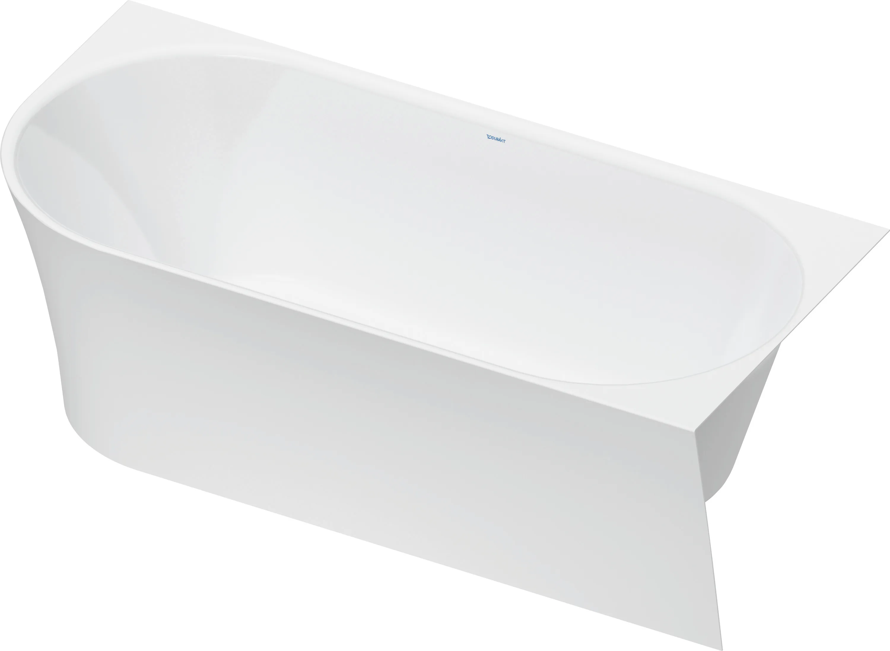 Duravit Badewanne „DuraSenja“ vorwand oval 1500 × 750 mm, rechts in Weiß Duravit Badewanne „DuraSenja“ vorwand oval 1500 × 750 mm, rechts in Weiß