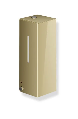 HEWI SENSORIC Elektronischer Schaumseifenspender, Edelstahl, PVD beschichtet, System 900, HEWI Farbe CK (Messing glänzend)