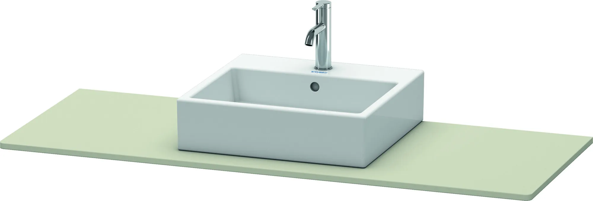 Duravit Konsole „XSquare“ in Taupe Seidenmatt Duravit Konsole „XSquare“ in Taupe Seidenmatt