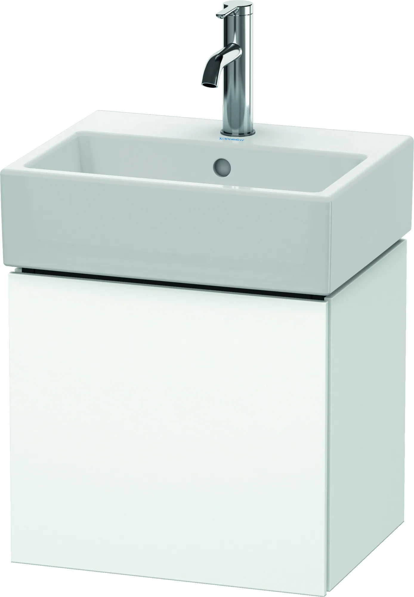 Duravit Waschtischunterschrank wandhängend „L-Cube“ 43,4 × 40 × 34,1 cm Weiß Matt