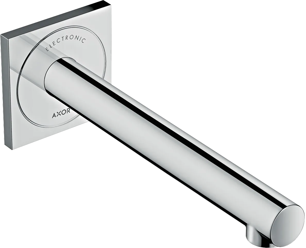 Hansgrohe AXOR Uno Elektronik-Waschtischmischer Unterputz Chrom, Ausladung: 221 mm Farbe: Chrom Hansgrohe AXOR Uno Elektronik-Waschtischmischer Unterputz Chrom, Ausladung: 221 mm Farbe: Chrom