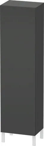 Duravit Hochschrank „L-Cube“ 50 × 176 × 36,3 cm Graphit Matt