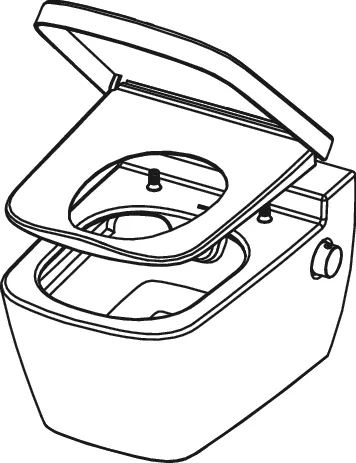 TECE Dusch-WC „one“, Befestigung verdeckt, ohne Spülrand TECE Dusch-WC „one“, Befestigung verdeckt, ohne Spülrand