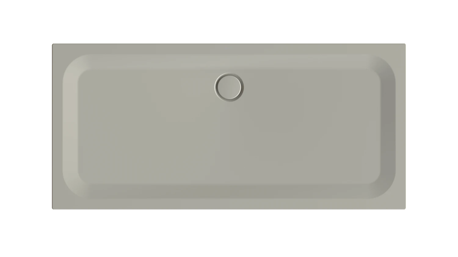 Bette rechteck Duschwanne „BetteUltra“ 1700 × 800 mm ohne Oberflächenbeschichtung, ohne Oberflächenveredelung, ohne Wannenträger, in Stone