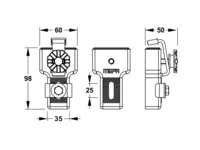 MEPA Wannenanker zur Wannenrandabstützung MEPA Wannenanker zur Wannenrandabstützung