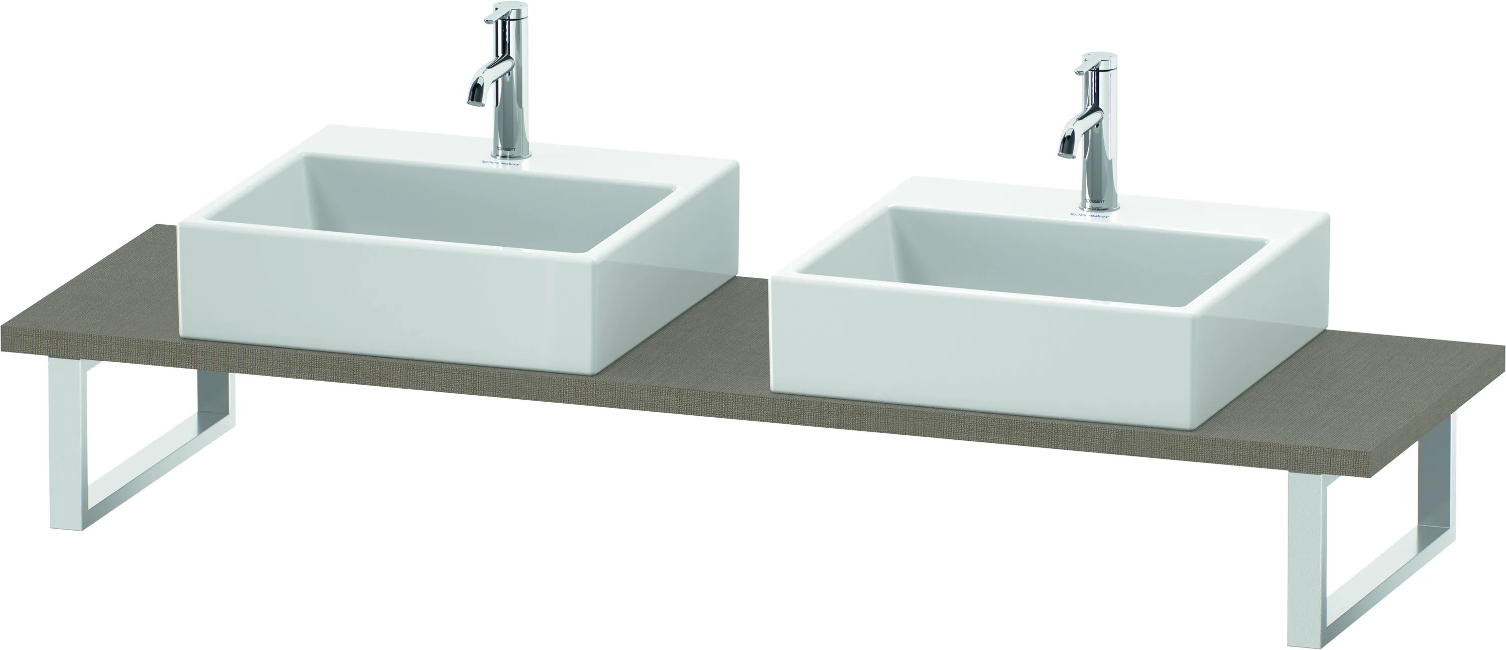 Duravit Konsole „L-Cube“ in Leinen Duravit Konsole „L-Cube“ in Leinen