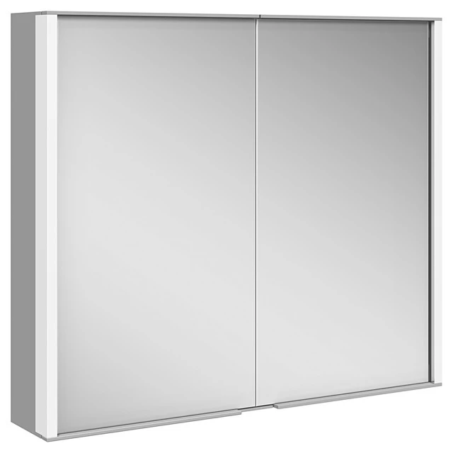 KEUCO Wandvorbau Spiegelschrank Wandvorbau „Royal Match“ in Silber (eloxiert), Aufputz, mit Steckdosen 800 × 700 × 160 mm KEUCO Wandvorbau Spiegelschrank Wandvorbau „Royal Match“ in Silber (eloxiert), Aufputz, mit Steckdosen 800 × 700 × 160 mm