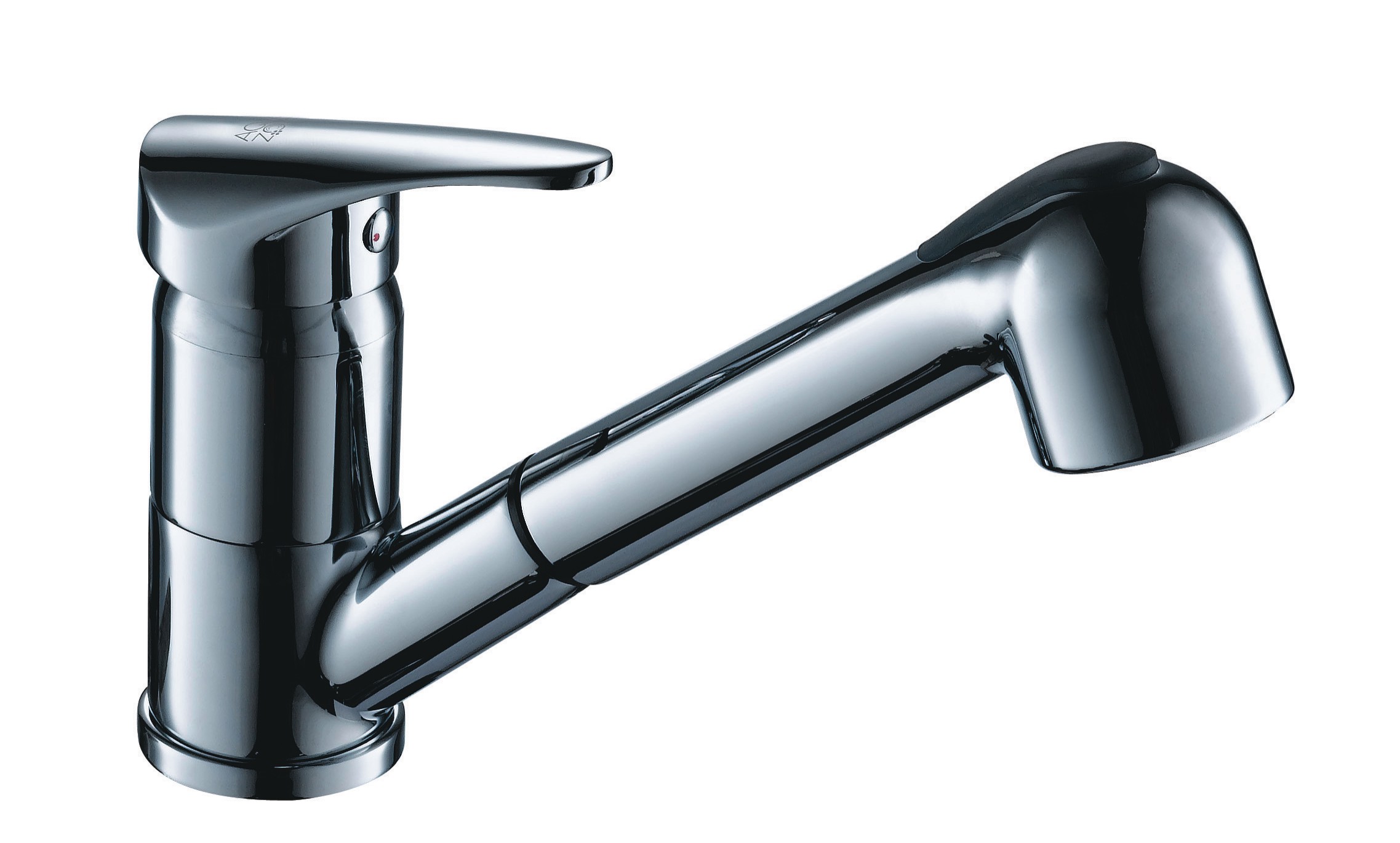 Spültisch-Einhandbatterie AqvaBasic II - herausziehbare Geschirrbrause - schwenkbarer Auslauf - Kartusche mit keramischen Dichtscheiben - Heißwassersperre - Wassermengendurchflussregulierung - flexible Druckschläuche 3/8", DVGW W270 - chrom Spültisch-Einhandbatterie AqvaBasic II - herausziehbare Geschirrbrause - schwenkbarer Auslauf - Kartusche mit keramischen Dichtscheiben - Heißwassersperre - Wassermengendurchflussregulierung - flexible Druckschläuche 3/8", DVGW W270 - chrom