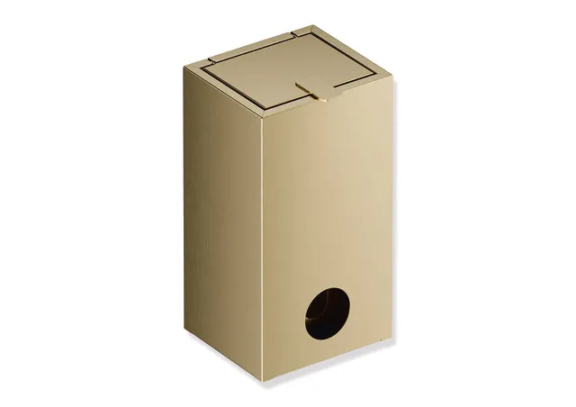 Hygienekombination, Edelstahl, PVD, Fassungsvermögen ca. 6 Liter, Breite 160 mm, Höhe 290 mm, Tiefe 140 mm, Wandmontage, in Farbe CK (messing glänzend) Hygienekombination, Edelstahl, PVD, Fassungsvermögen ca. 6 Liter, Breite 160 mm, Höhe 290 mm, Tiefe 140 mm, Wandmontage, in Farbe CK (messing glänzend)