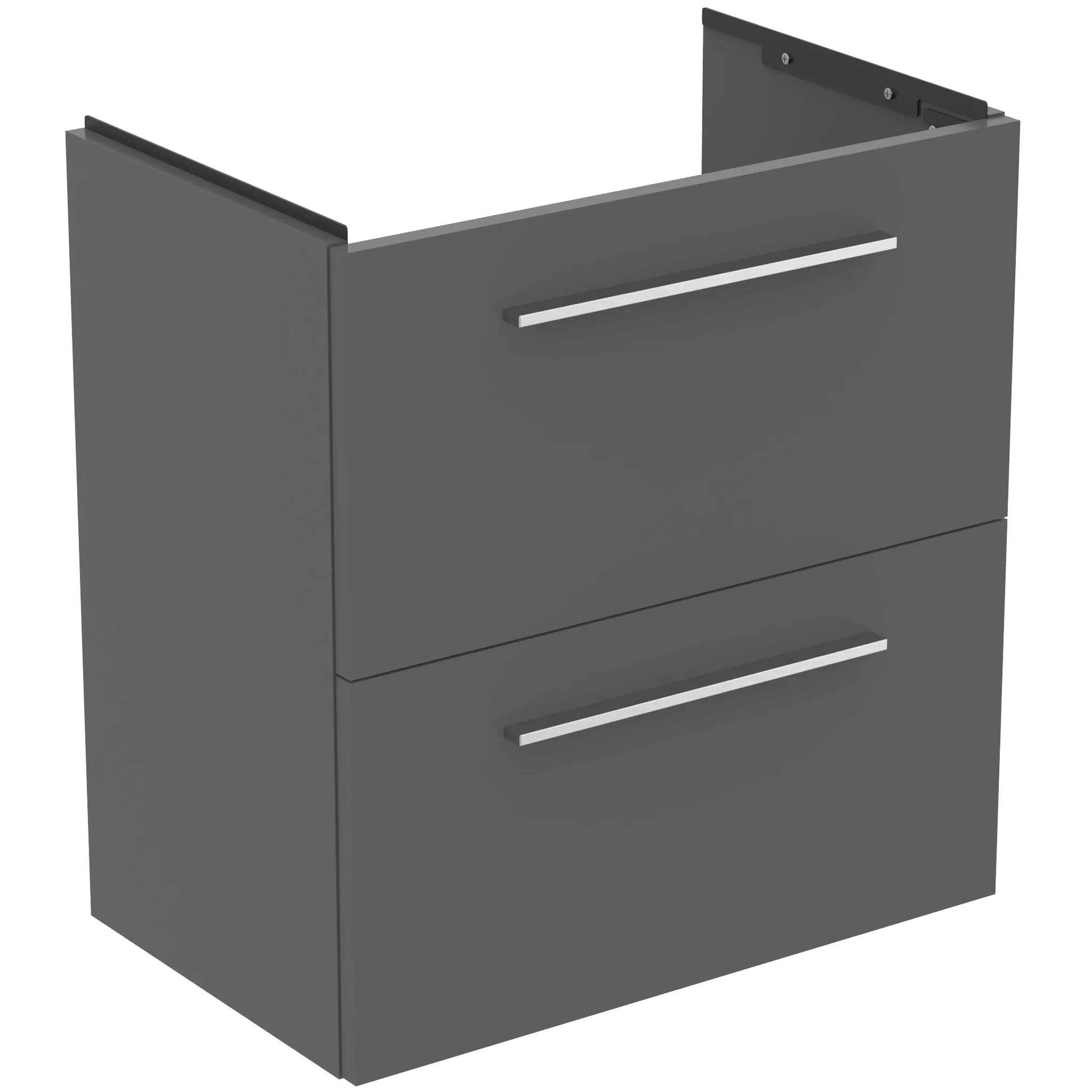 Ideal Standard Waschtischunterschrank „i.lifeS“ 60 × 63 × 37,5 cm Quarzgrau matt