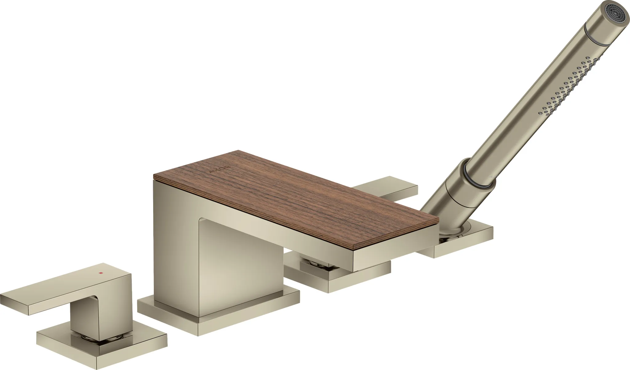 Hansgrohe AXOR MyEdition Mischer mit Platte 200 Amerikanischer Nussbaum Hansgrohe AXOR MyEdition Mischer mit Platte 200 Amerikanischer Nussbaum