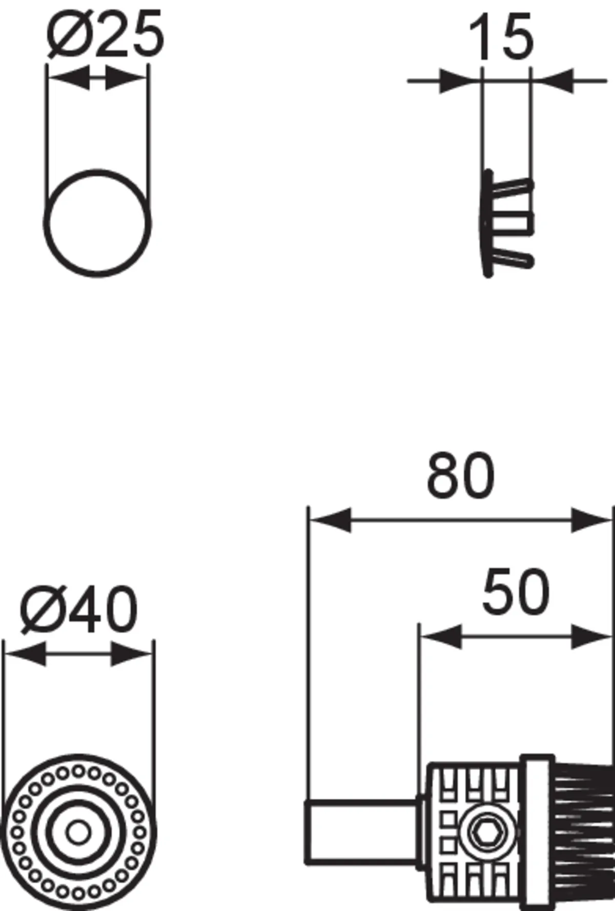 Ideal Standard Befestigungssatz WB9 BWLS für Wand-WC und -Bidet – serienübergreifend, 0,1 kg