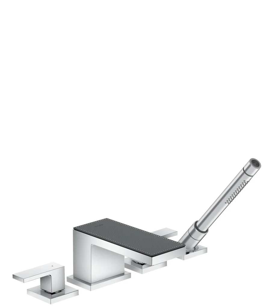 Hansgrohe AXOR MyEdition 4-Loch Wannenrandarmatur Chrom, Ausladung 151 mm, max. Durchfluss 22 l/min, Wannenrandmontage