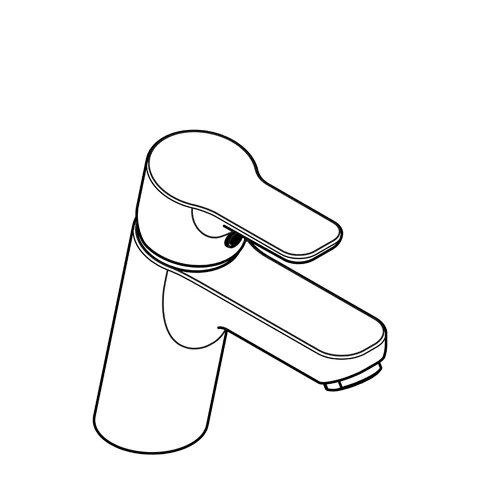 PURE & EASY WaschtischEHM 70 ohne Ablaufgarnitur chrom PURE & EASY WaschtischEHM 70 ohne Ablaufgarnitur chrom