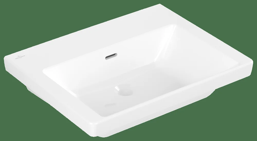 Villeroy & Boch Subway 3.0 Waschbecken 600x470mm Rechteck mit Überlauf Weiß Alpin