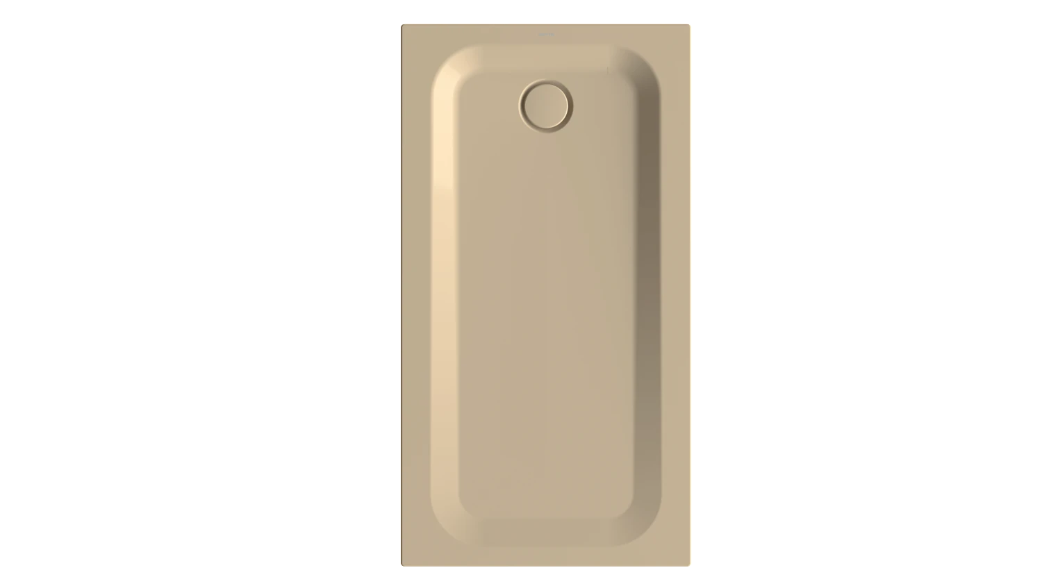 Bette rechteck Duschwanne „BetteUltra“ 1400 × 750 mm mit BetteAntirutsch Pro, ohne Oberflächenveredelung, ohne Wannenträger, in Bahamabeige