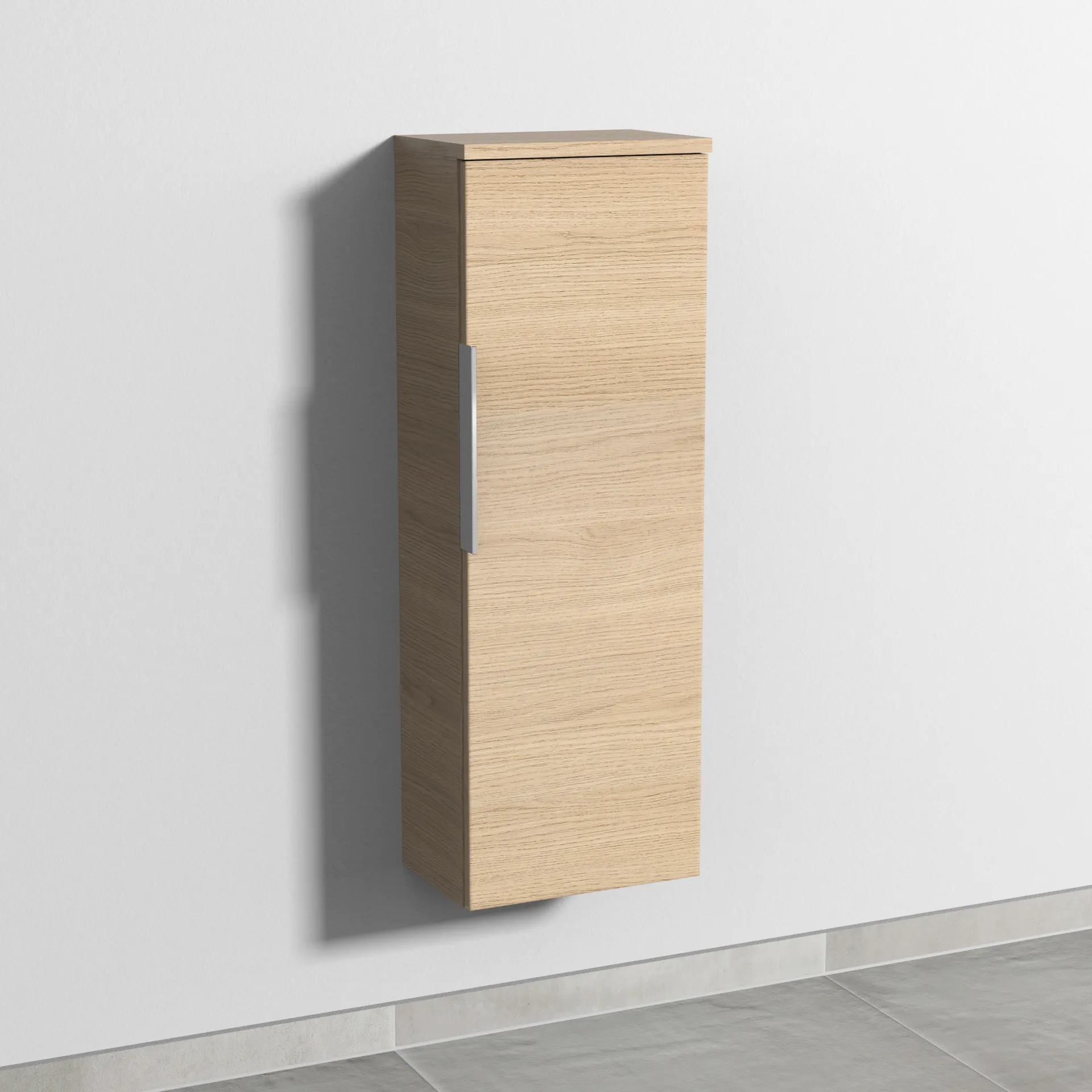 Sanipa Mittelschrank „3way“ 300 × 850 × 199 mm Anschlag rechts, in Eiche Nordic, Anschlag rechts