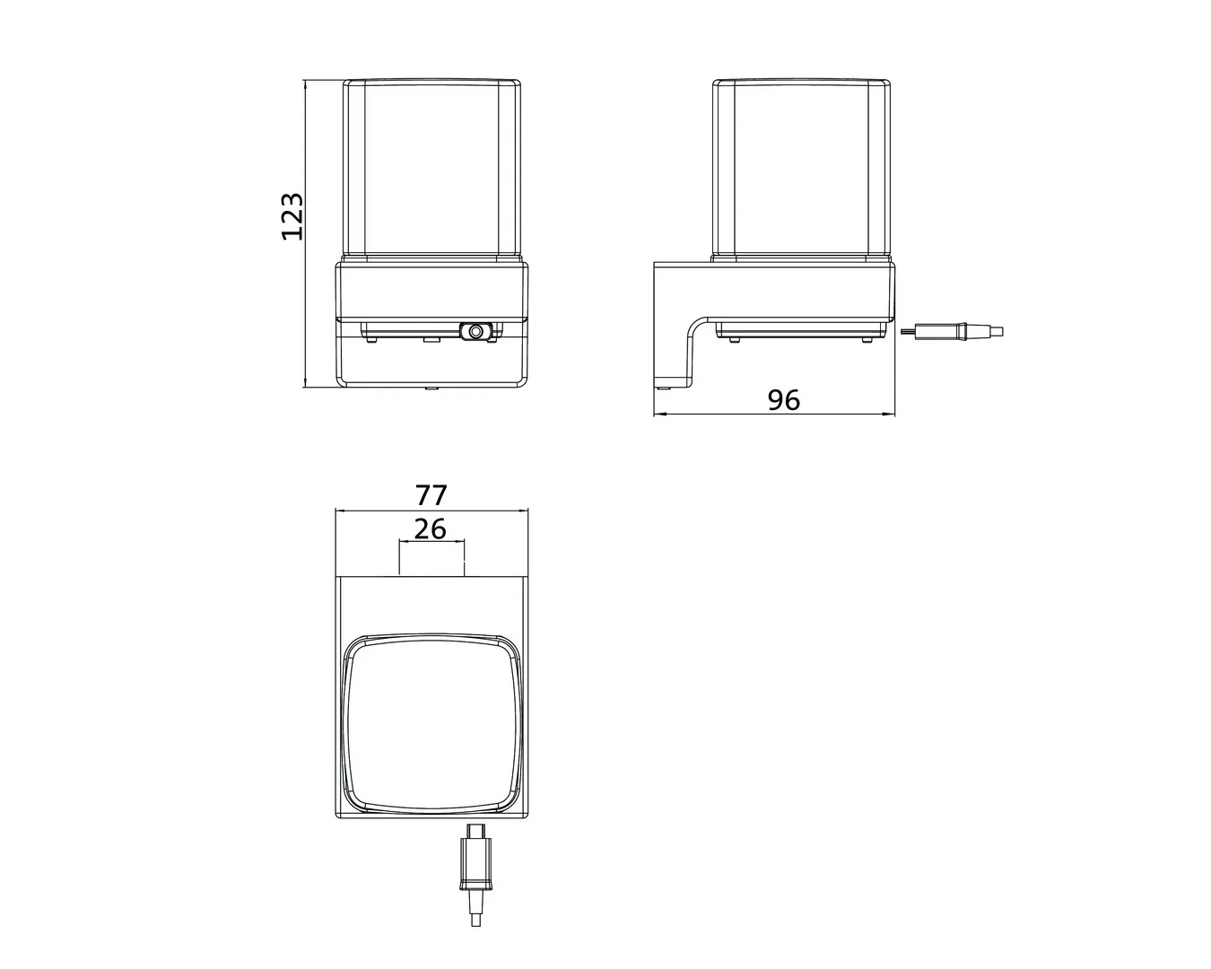 cue SensorseifenspenderGlas satiniert, chrom