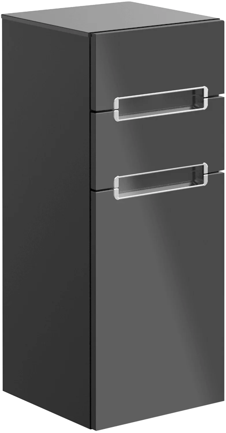 Villeroy & Boch Subway 2.0 Seitenschrank A7121S, 356 x 857 x 370 mm, Glossy White / Glass White