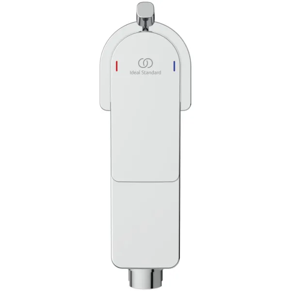 Bidetarmatur Edge, mit Ablaufgarnitur, Ausladung 115mm, Chrom Bidetarmatur Edge, mit Ablaufgarnitur, Ausladung 115mm, Chrom