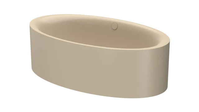 Bette oval Badewanne „BetteEve Oval Silhouette“ 180 × 100 cm in Sand