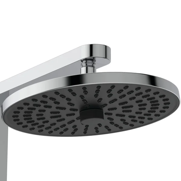 Ideal Standard Ceratherm Alu+ Duschsystem mit Brausethermostat, Chrom, 2 Ablagen, 2 Strahlarten Hand- und Kopfbrause, Idealflex Brauseschlauch Ideal Standard Ceratherm Alu+ Duschsystem mit Brausethermostat, Chrom, 2 Ablagen, 2 Strahlarten Hand- und Kopfbrause, Idealflex Brauseschlauch