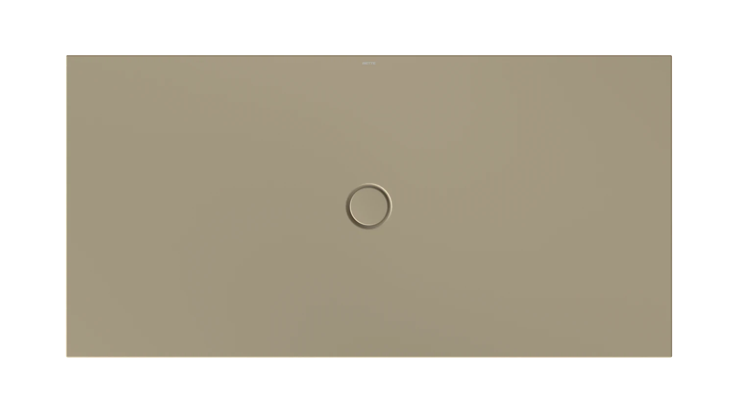 Bette rechteck Duschwanne „BetteFloor“ 1800 × 900 mm ohne Oberflächenbeschichtung, ohne Oberflächenveredelung, ohne Wannenträger, in Hazel