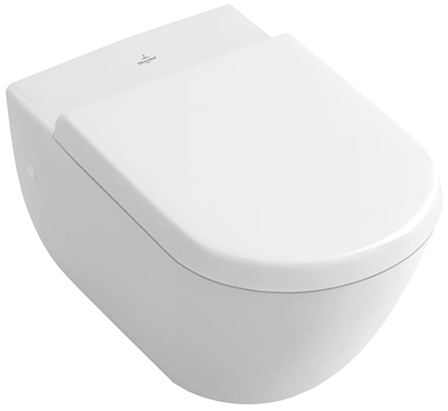 Villeroy & Boch Subway WC-Sitz 9M55S1, Oval, 375x465x60 mm, Weiß Alpin
