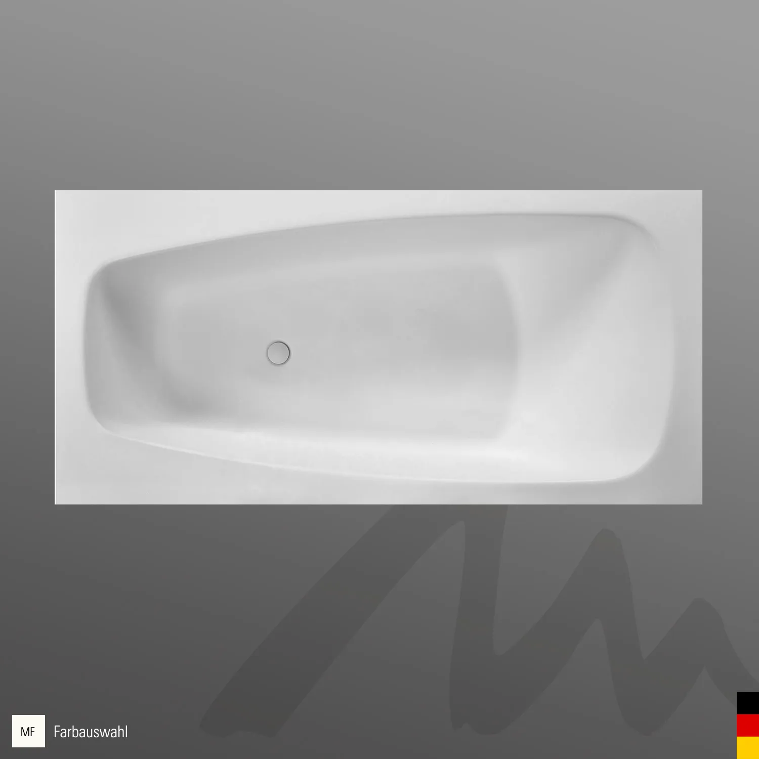 Mauersberger Acryl-Badewanne scinosa 175⁄80, 1750x800x420, rein-weiß