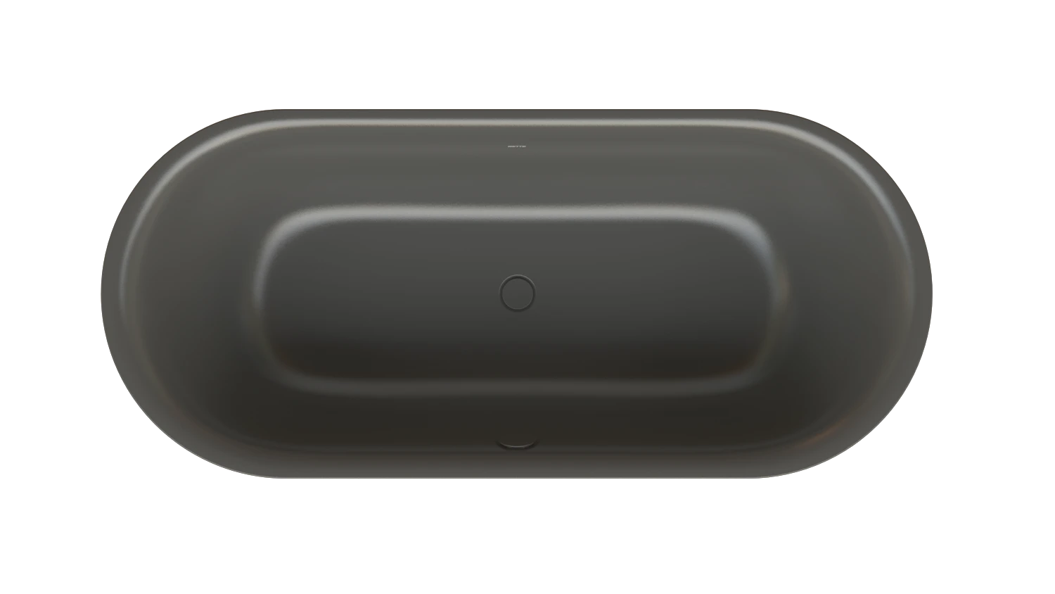 Bette oval Badewanne „BetteLux Oval Silhouette“ 180 × 80 cm in Anthracite Bette oval Badewanne „BetteLux Oval Silhouette“ 180 × 80 cm in Anthracite