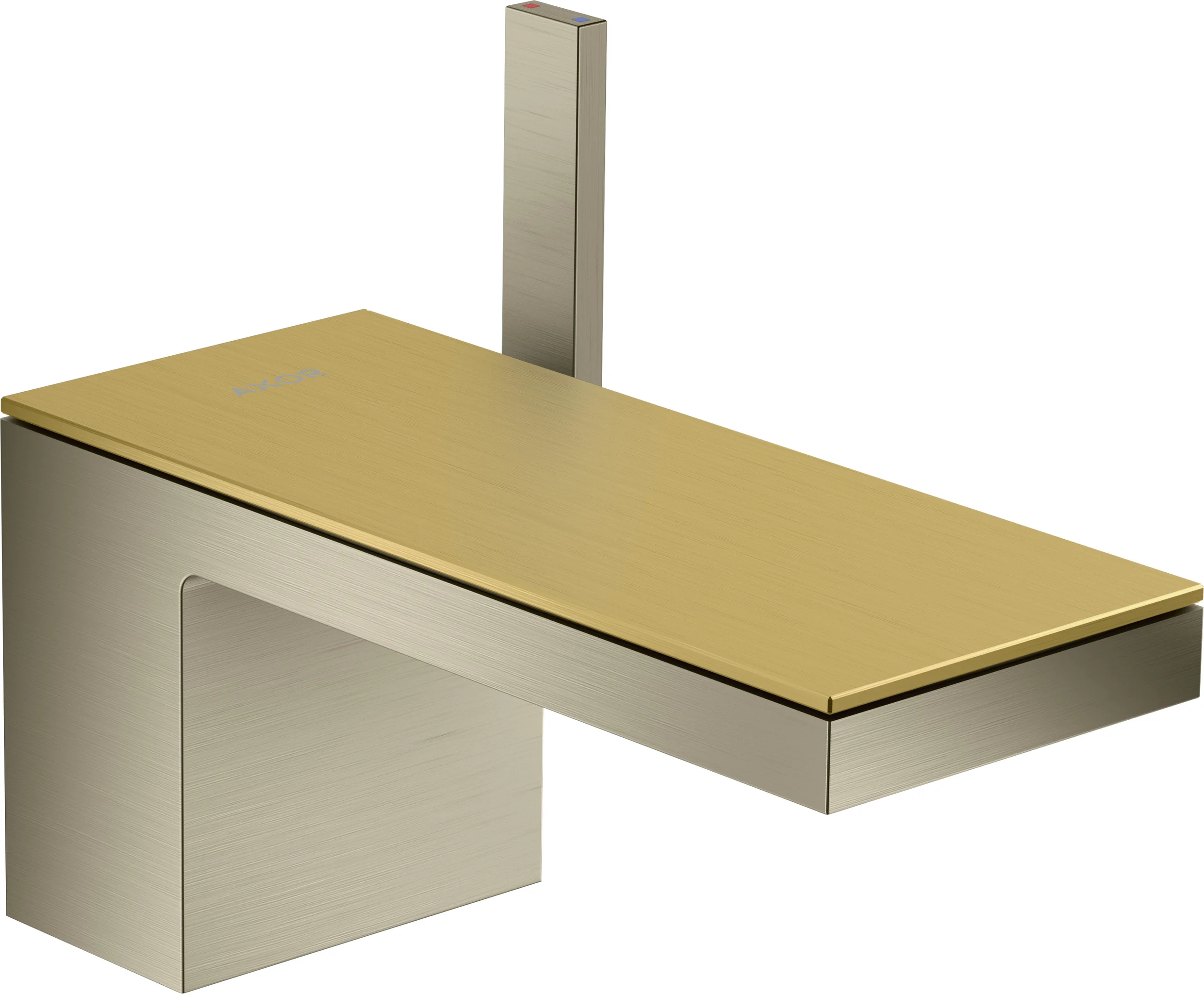 Hansgrohe AXOR MyEdition Platte 200 mm Metall Brushed Gold Optic abnehmbar