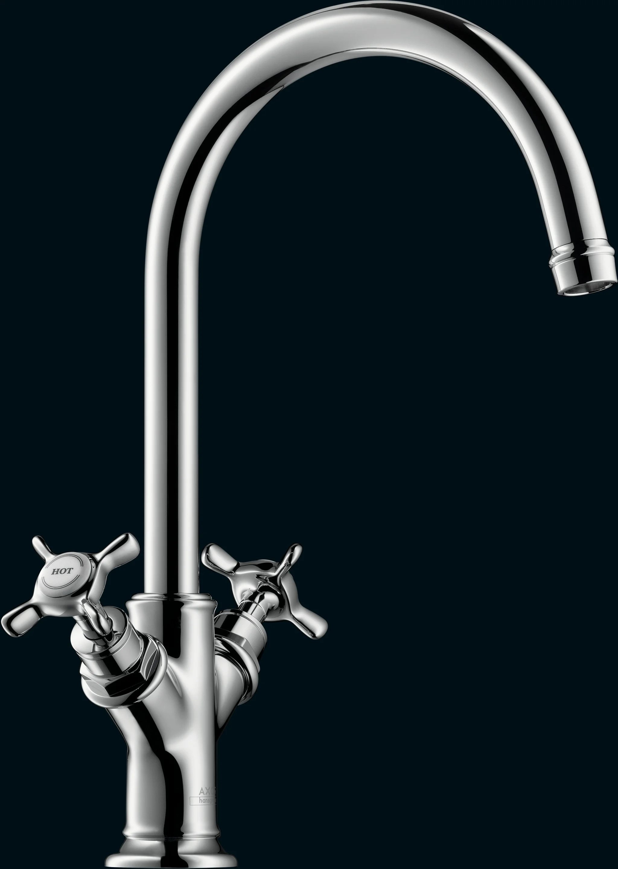 Hansgrohe AXOR Montreux 2-Griff Waschtischarmatur Chrom, Ausladung 175 mm, ComfortZone 210, Laminarstrahl, Kreuzgriff Hansgrohe AXOR Montreux 2-Griff Waschtischarmatur Chrom, Ausladung 175 mm, ComfortZone 210, Laminarstrahl, Kreuzgriff