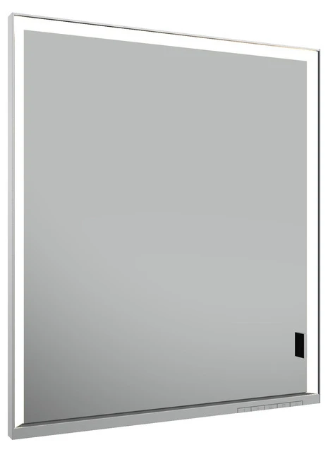 KEUCO Wandeinbau Spiegelschrank mit verdecktem Ablagefach „Royal Lumos“ in Silber (eloxiert), Anschlag links, links, Unterputz, Anschlag links, mit Steckdose, ohne Spiegelheizung 650 × 735 × 165 mm KEUCO Wandeinbau Spiegelschrank mit verdecktem Ablagefach „Royal Lumos“ in Silber (eloxiert), Anschlag links, links, Unterputz, Anschlag links, mit Steckdose, ohne Spiegelheizung 650 × 735 × 165 mm