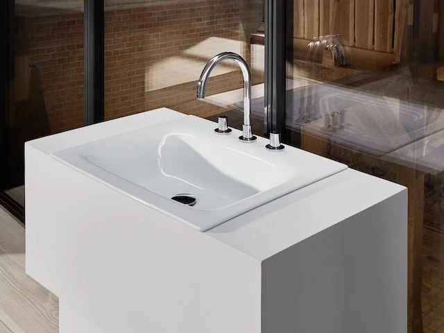 Einbauwaschtisch „BetteLux“, ohne Überlauf, ohne Hahnlochbohrung 60 × 49,5 cm in Pergamon Einbauwaschtisch „BetteLux“, ohne Überlauf, ohne Hahnlochbohrung 60 × 49,5 cm in Pergamon