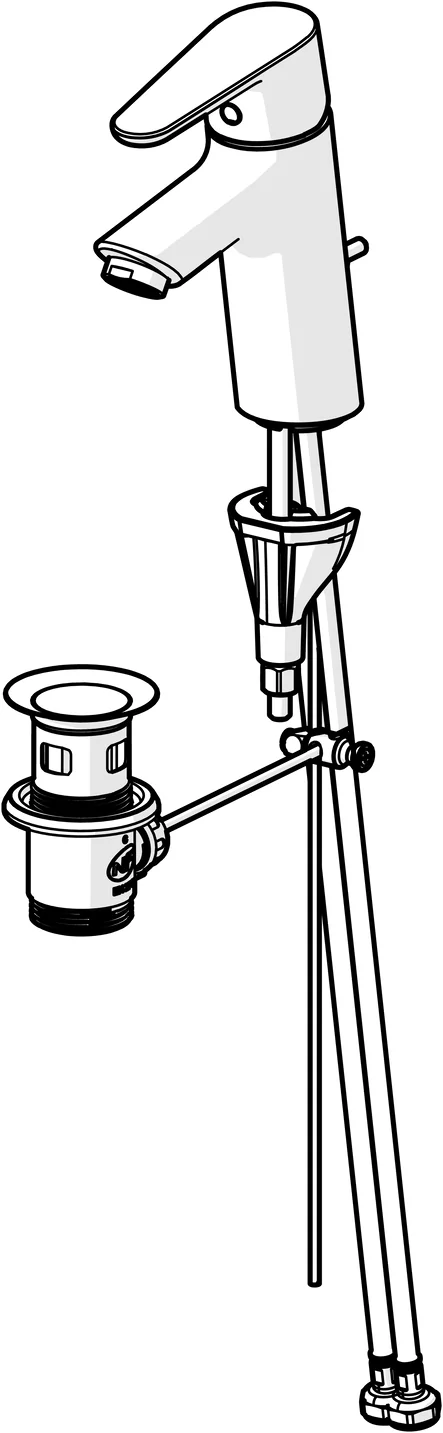 HansaVANTIS Waschtischarmatur Hansavantis 2022 EHM WT-Batt. HansaVANTIS 5240 Zugst.Ablgarn. Ausld. 109 mm chr HansaVANTIS Waschtischarmatur Hansavantis 2022 EHM WT-Batt. HansaVANTIS 5240 Zugst.Ablgarn. Ausld. 109 mm chr