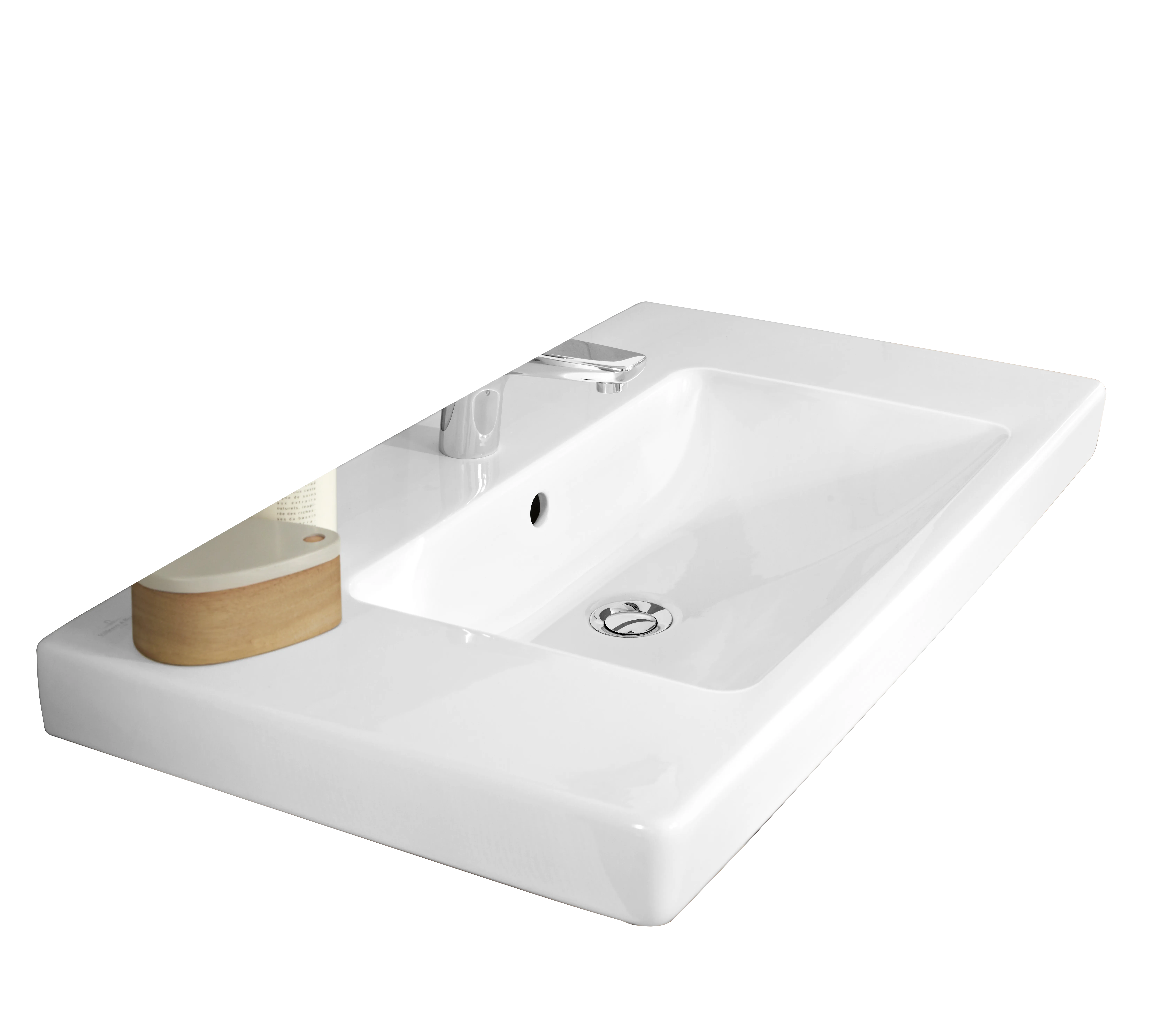 Villeroy & Boch Wandwaschtisch „Subway 2.0“ 800 × 475 × 175 mm, für Becken mittig, mit Hahnlochbohrung, Hahnlochposition mittig, mit Hahnlochbank in Weiß Alpin Villeroy & Boch Wandwaschtisch „Subway 2.0“ 800 × 475 × 175 mm, für Becken mittig, mit Hahnlochbohrung, Hahnlochposition mittig, mit Hahnlochbank in Weiß Alpin