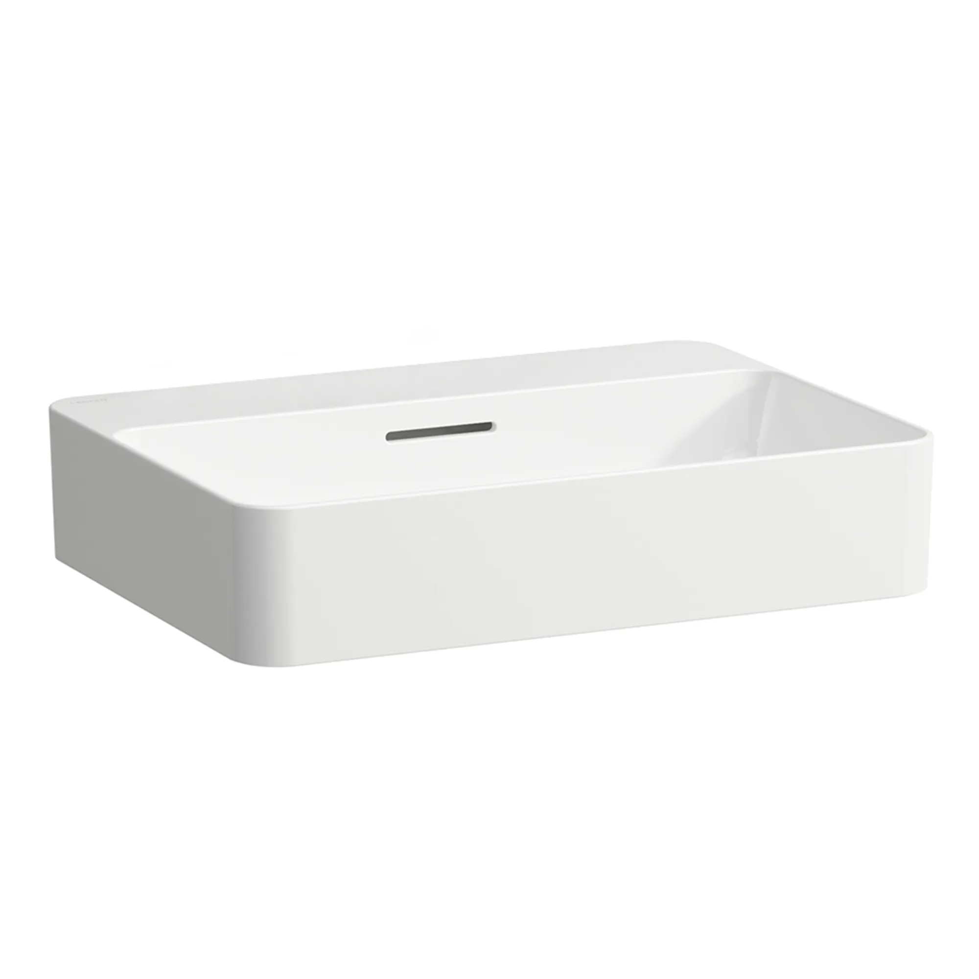Laufen Waschtisch-Schale VAL 400x550x150 mit Armaturenbank, weiß, 8,5 Liter Füllmenge, Saphirkeramik Laufen Waschtisch-Schale VAL 400x550x150 mit Armaturenbank, weiß, 8,5 Liter Füllmenge, Saphirkeramik