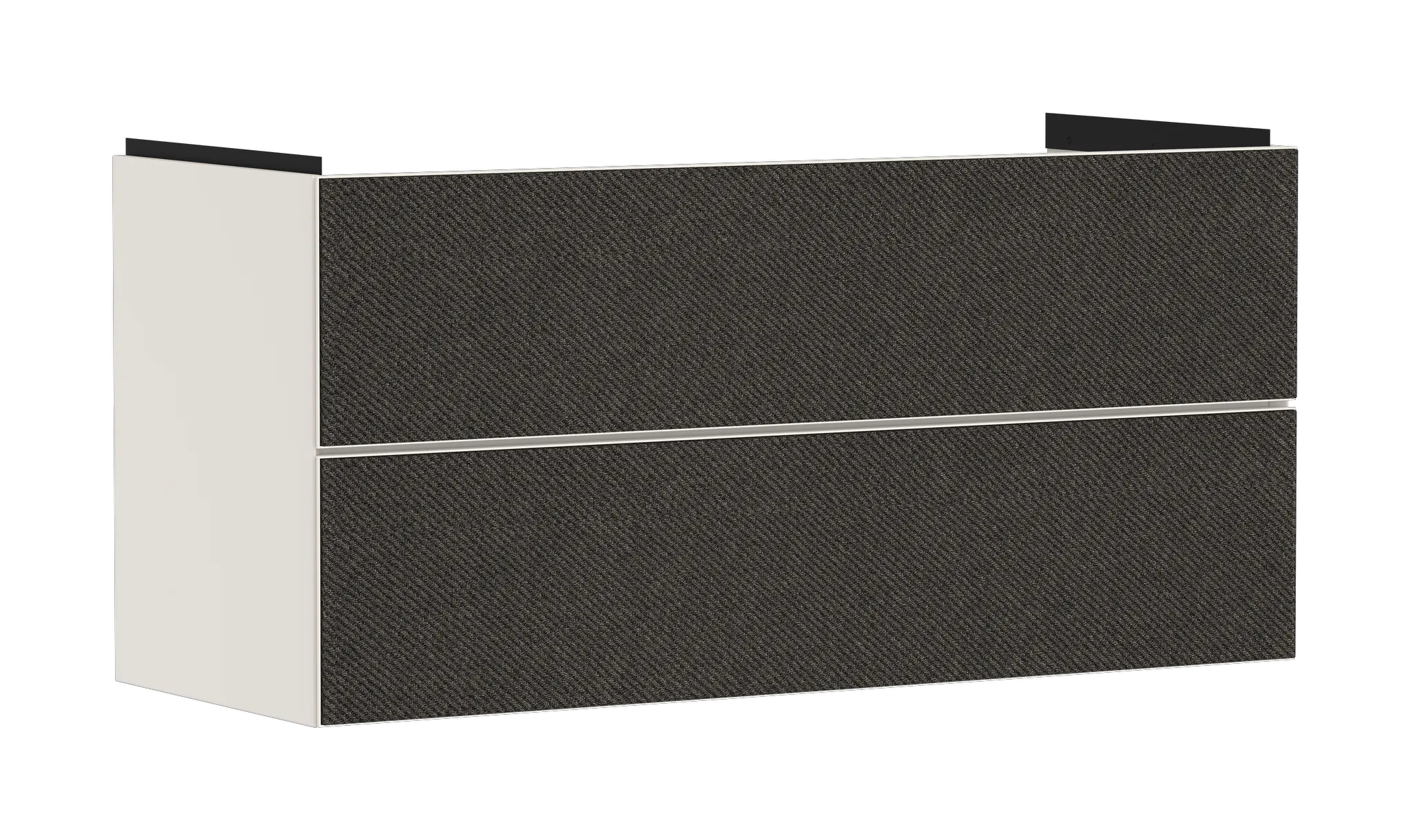 Xevolos E Waschtischunterschrank Sandbeige Matt 1180/475 mit 2 Schubkästen für Waschtisch Bronze Struktur Xevolos E Waschtischunterschrank Sandbeige Matt 1180/475 mit 2 Schubkästen für Waschtisch Bronze Struktur