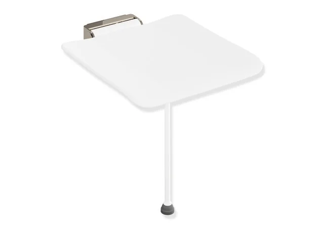 HEWI Klappsitz System 900, Nickel glänzend, 450x525 mm, Sitzhöhe 450-500 mm HEWI Klappsitz System 900, Nickel glänzend, 450x525 mm, Sitzhöhe 450-500 mm