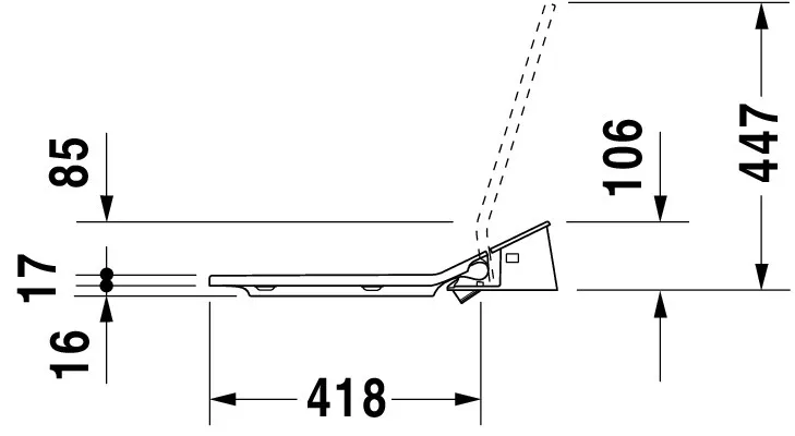 Duravit WC-Sitz mit Unterdusche (elektrisch) „SensoWash® Slim“