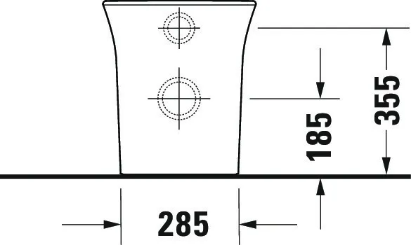 Stand-Tiefspül-WC back to wall „White Tulip“ 37 × 42 × 58 cm, Abgang waagerecht Stand-Tiefspül-WC back to wall „White Tulip“ 37 × 42 × 58 cm, Abgang waagerecht