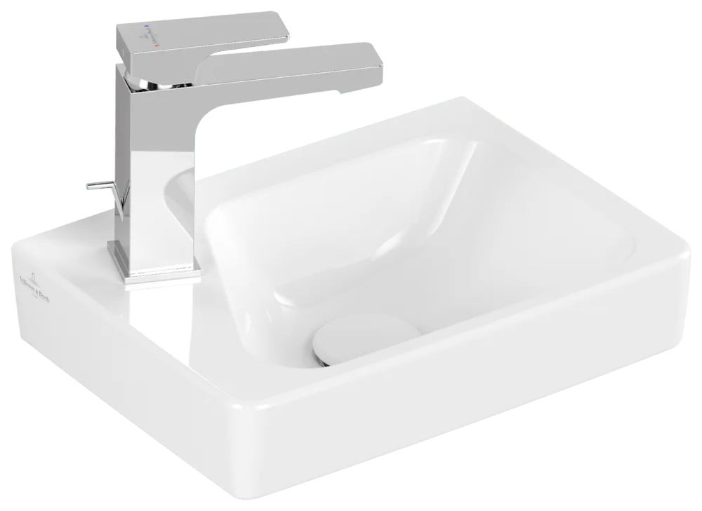 Villeroy & Boch Architectura Handwaschbecken 438536, 360x260 mm, Rechteck, Becken rechts
